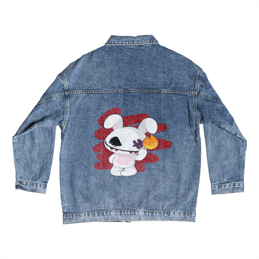 Men's Style Denim Bunny Creepy