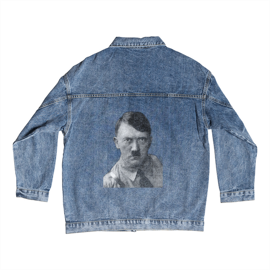 Men's Style Denim Jacket HItler Smile