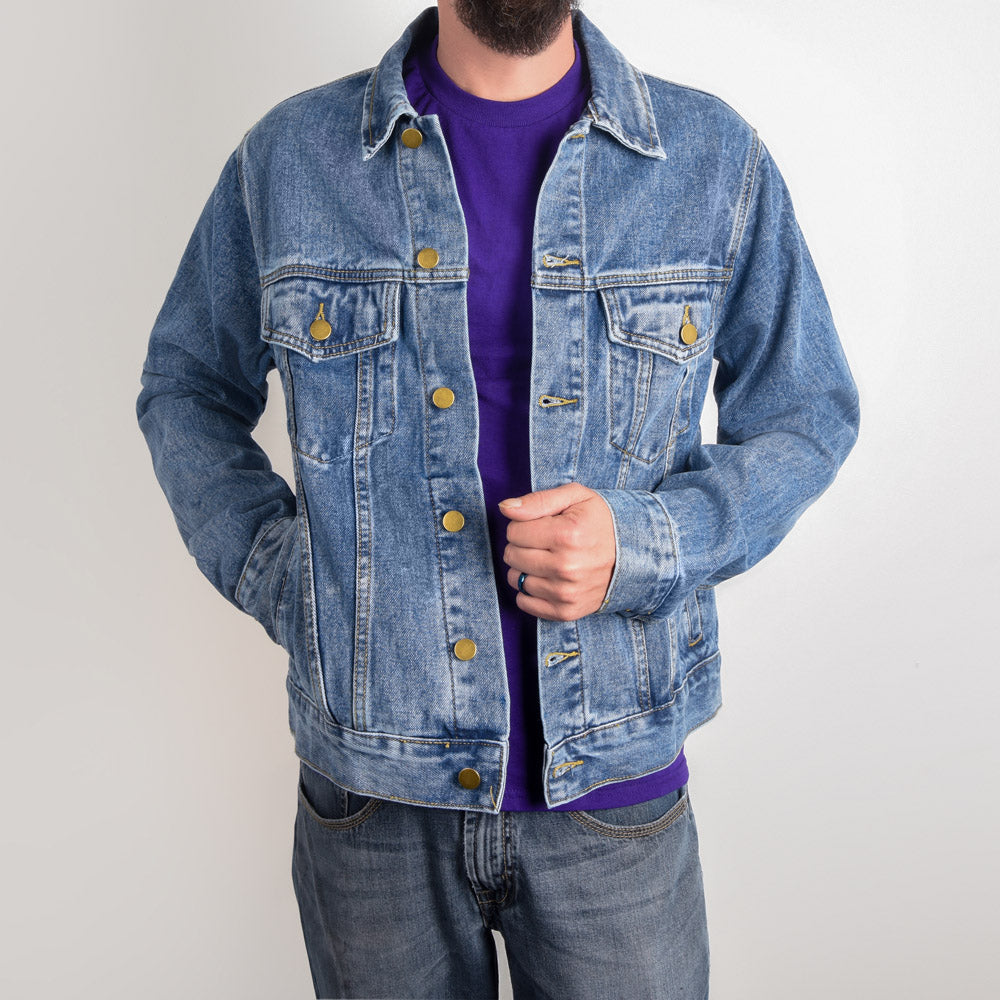 Men's Style Denim Jacket HItler Smile