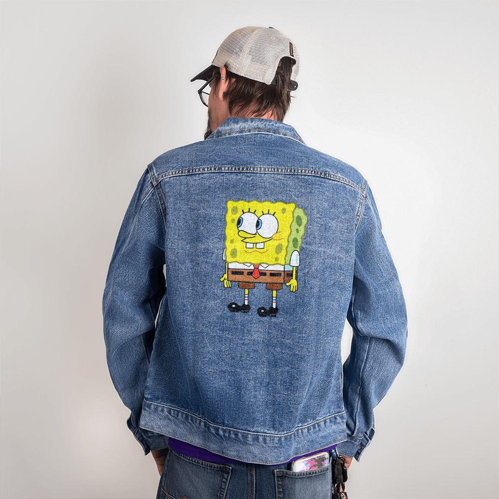 Men's Style Denim Spongebob