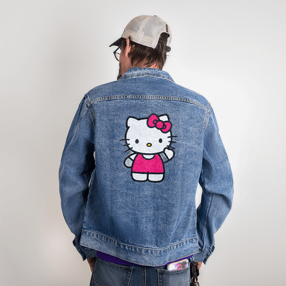 Men's Style Denim Hello Kitty