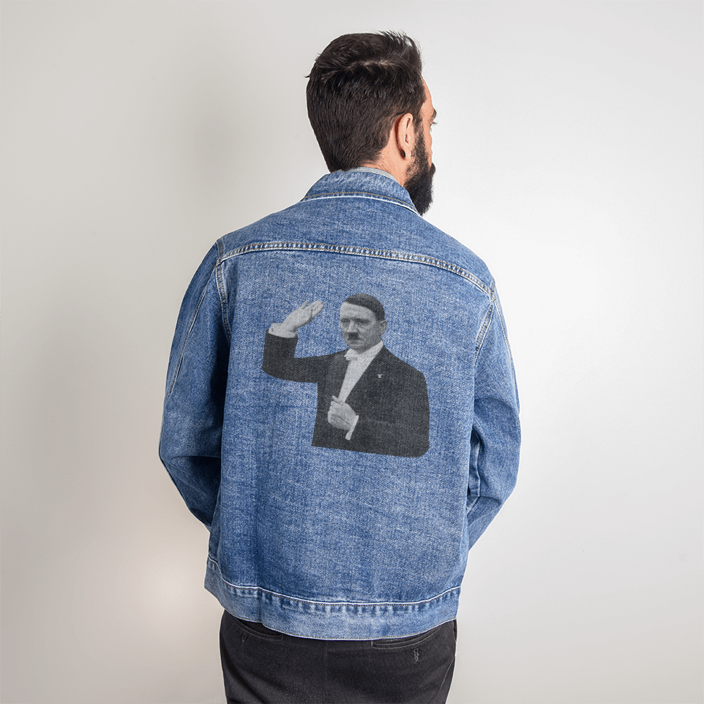 Men's Style Denim Jacket Hitler