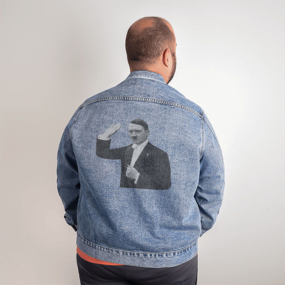 Men's Style Denim Jacket Hitler