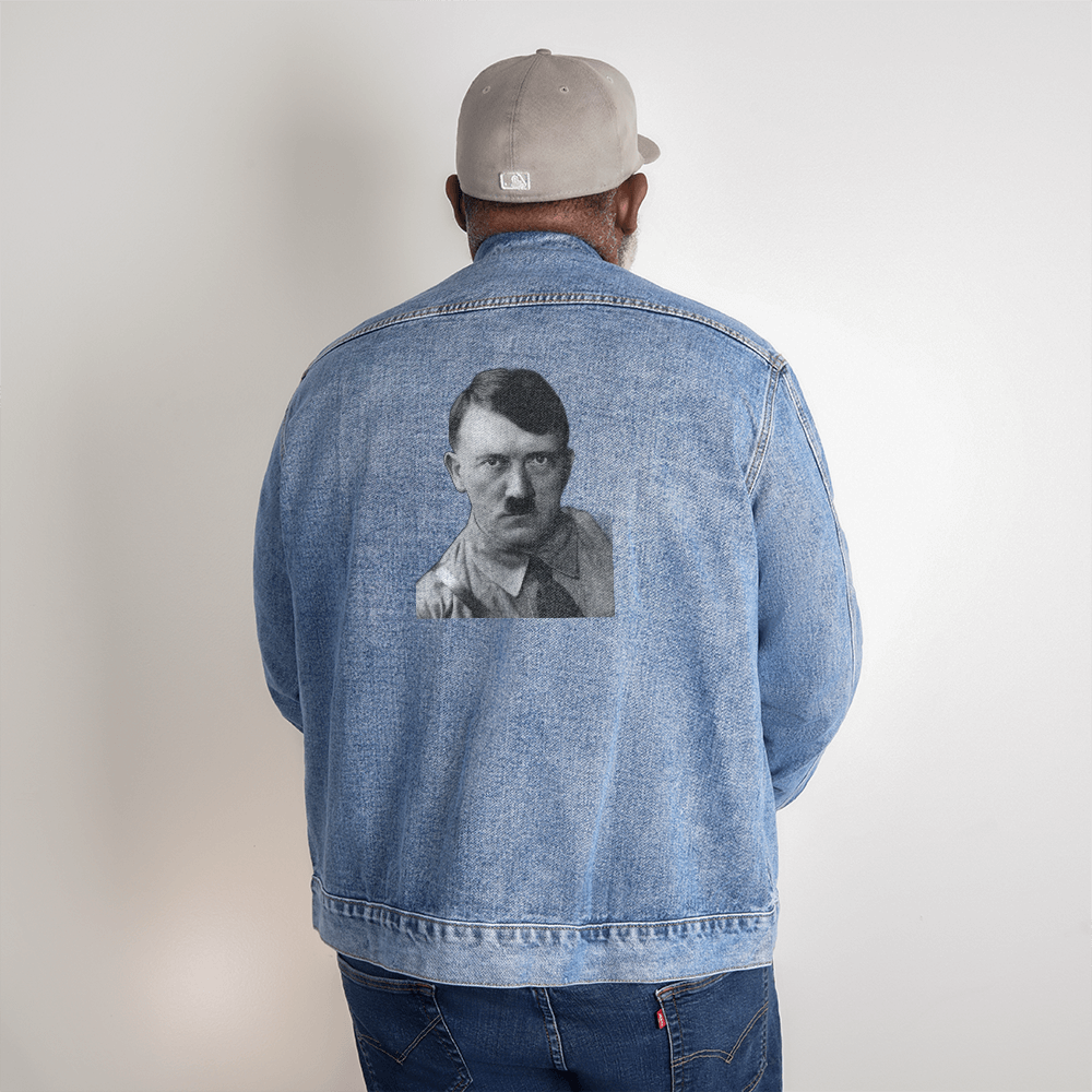 Men's Style Denim Jacket HItler Smile