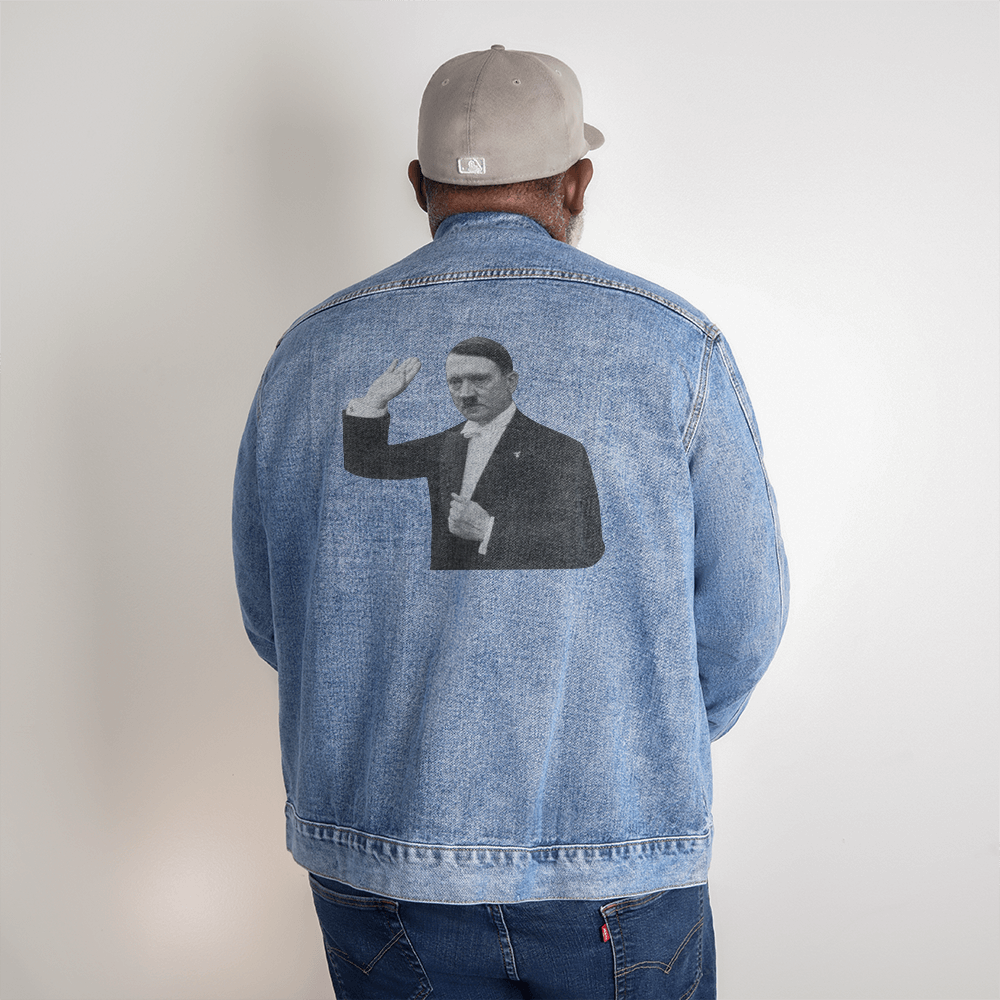 Men's Style Denim Jacket Hitler